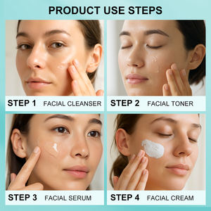 Set <span class=keywords><strong>de</strong></span> 4 Productos para el Cuidado <span class=keywords><strong>de</strong></span> la Piel con Salicilato <span class=keywords><strong>de</strong></span> Marca Blanca: Tónico Facial, Limpiador, Esencia y Crema Facial para el Acné - Product Image 6