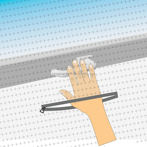 Lưới Chống Muỗi Dễ Dàng Lắp Đặt Màn Hình Polyester Màn Hình Bay Cửa Sổ Bằng Polyester Có Băng Dính Ma Thuật Cho Cửa Sổ - Product Image 3