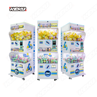 Machine de jeu d'arcade à monnayeur personnalisable KEKU à double étage, distributeur de capsules Gacha et de jouets Gachapon