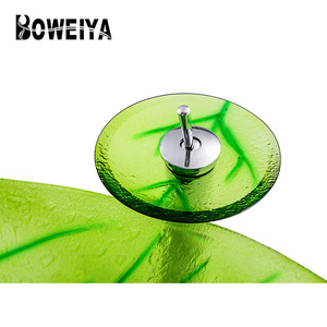 Lavabo <span class=keywords><strong>en</strong></span> verre <span class=keywords><strong>de</strong></span> forme feuille d'<span class=keywords><strong>art</strong></span>, couleur verte, design <span class=keywords><strong>de</strong></span> comptoir <span class=keywords><strong>de</strong></span> magasin, salle <span class=keywords><strong>de</strong></span> bain sanitaire d'hôtel, design <span class=keywords><strong>de</strong></span> <span class=keywords><strong>table</strong></span>, lavabo <span class=keywords><strong>de</strong></span> salle <span class=keywords><strong>de</strong></span> bain - Product Image 5