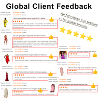 Fabricant OEM de vêtements de haute qualité, conception personnalisée, coupe et couture, échantillons en gros, services complets, collection Printemps Luxe Empire pour femmes de soirée