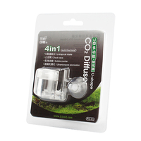 Diffuseur de CO2 4-en-1 en plastique PC pour aquarium, atomiseur écologique pour plantes aquatiques avec ventouses, vente en gros