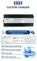 Chargeur de batterie Li-ion XVE 84V 10A pour batterie Li-ion 72V 20S Pack de batterie pour moto électrique et robot Certifié CE PSE FCC (XVE1200-08401000)