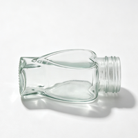 Bouteille en verre vide de 180 ml pour boissons, jus, stockage et emballage, usage domestique, vente en gros