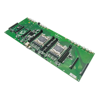 Belle double Xeon E5 LGA2011-V3 simple LAN DDR4 8 SATA M-SATA PCI-E * 6 SATA PCIe M.2 ordinateur 6 GPU carte mère pour poste de travail