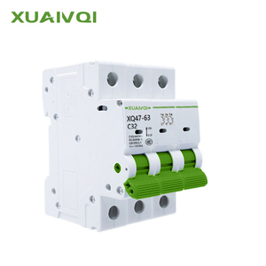 Interruptor Automático Tipo <span class=keywords><strong>B</strong></span> C D 3P 10kA MCB 230/400V 63A Mini Interruptor de Circuito 6-63A para Sistema de Bajo Voltaje Doméstico con CE - Product Image 2