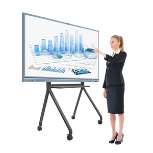 Pizarra Interactiva Inteligente LCD con Pantalla Táctil de 4k de 65, 75, 85 y 98 Pulgadas, Software Multi-idioma, Android 8.0 Quad P6, Precio de Fábrica SDK - Product Image 1