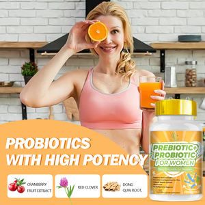 วิตามินและโปรไบโอติกส์สำหรับผู้หญิง DUOZI ผสมพรีไบโอติกส์และแครนเบอร์รี่ เพื่อสุขภาพทางเดินอาหารและสุขภาพสตรี 60 แคปซูล - Product Image 2
