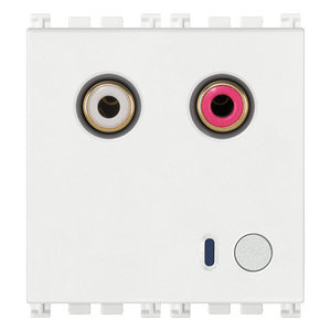 อินพุตเสียงอาร์ซีเอสีขาว ขั้วต่อความยาว 11.2 ซม. - Product Image 1