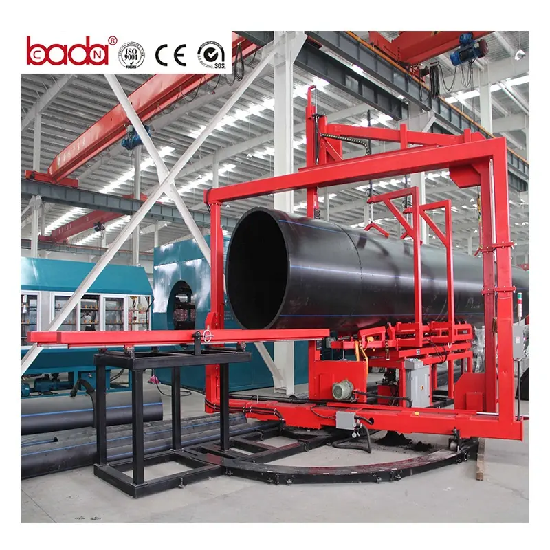 BADA çok açılı hdpe plastik boru kesme makinesi SJBC630 hdpe boru termofüzyon makinesi