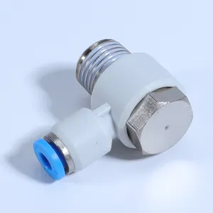 PH-04 Series L type Air cylinders pneumatic 04/08/06/08/12 One Touch Quick Connect pipe fitting pneumatic swivel connector PVC