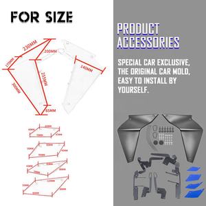 Déflecteur d'aile de vent aérodynamique pour <span class=keywords><strong>Yamaha</strong></span> MT-09 SP MT09 MT 09 2021-2023 XXUN - Product Image 5
