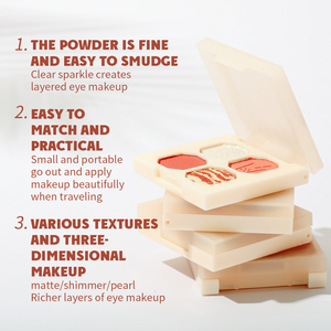 Paleta de <span class=keywords><strong>sombras</strong></span> de ojos personalizable vegano sedoso suave belleza maquillaje Etiqueta Privada paleta de <span class=keywords><strong>sombras</strong></span> de ojos pigmentadas sin talco <span class=keywords><strong>Anylady</strong></span> - Product Image 5