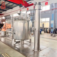 Laboratoire Eau de rose Huile essentielle Alcools de cuivre distillateur Moonshine Machine Usage domestique