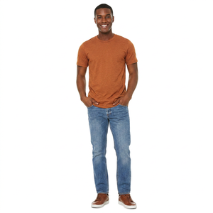 Camiseta de Hombre Personalizada, Estampada y Bordada, de Gran Tamaño, 100% Algodón, Estilo Urbano Informal, Talla Grande, Alta Calidad - Product Image 1