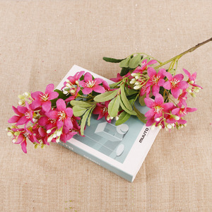 Fleurs artificielles de Murraya Paniculata blanches parfumées, branche unique, décoration d'intérieur, arrangement floral en soie plastique - Product Image 4