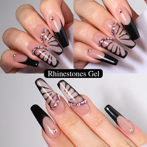 TPO HEMA Free 3D 50ml 5 en 1 Gel Top Coat Sin Limpieza Efecto Gota <span class=keywords><strong>de</strong></span> Agua UV/LED Removible para Extensiones <span class=keywords><strong>de</strong></span> <span class=keywords><strong>Uñas</strong></span> Francesas Resina para Dedos - Product Image 4