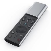 Télécommande vocale 5.0 personnalisée en direct d'usine, coque en plastique ABS 2.4G avec indicateur LED fixe pour décodeur Smart TV OEM