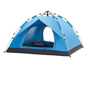Cheap Shipping Folding Camping Hiking Tent Kids Play Tent 2 Person Wall Waterproof Quick Automatic Opening Modern Carpas - Product Image 1