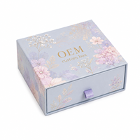 Caja de Regalo de Cartón Reciclable de Lujo, Directo de Fábrica, con Acabado Mate e Insertos Ranurados para Sets de Cosméticos y Cuidado de la Piel Personalizados
