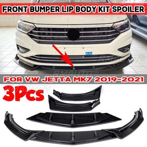 <b>For</b> VW Jetta MK7 2019-2021 <b>Car</b> Front Bumper Splitter Lip <b>Diffuser</b> Protector Cover Body Kit Spoiler Deflector Lips Accessories - Product Image 1