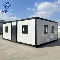 Villa préfabriquée de luxe personnalisée en conteneur extensible de 20 pieds ou 40 pieds, maison préfabriquée avec cuisine intégrée, Casas Prefabricadas