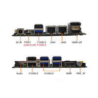 Tiger Lake i3 i5 i7 11e génération Max 32 Go DDR4 3 * USB2.0 5 * USB3.0 2 * In-tel 2.5GbE Lan Nano itx carte mère pour les entreprises
