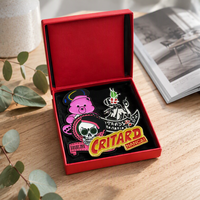 Vente en gros usine : Pins de revers en alliage émaillé, personnalisés avec motifs de dessins animés, logo personnalisé et impression typographique, pour souvenirs et publicité