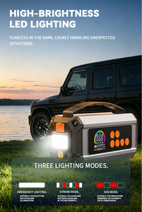Nuevo Inflador <span class=keywords><strong>de</strong></span> Neumáticos Eléctrico para Auto, Arrancador <span class=keywords><strong>de</strong></span> Emergencia, Fuente <span class=keywords><strong>de</strong></span> Alimentación, Dispositivo Todo en Uno con Luz Intermitente - Product Image 5