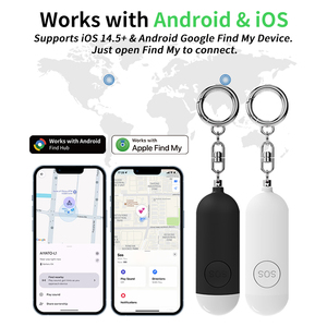 Alarma de Seguridad Personal con Rastreador Bluetooth, Localizador Antipérdida Compatible con Teléfono, Dispositivo de Seguridad Personal para Mujeres, Niños y Ancianos - Product Image 1