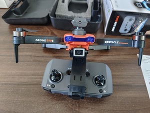 Mới e99s không chổi than tránh chướng ngại vật UAV định vị dòng quang học Quadcopter 4k máy ảnh kép điều khiển từ xa máy bay - Product Image 3