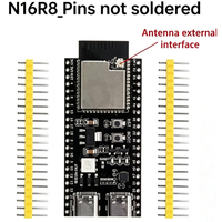 Carte de développement ESP32-S3 avec antenne externe CH343P N16R8 double Type-C, contrôleur de robot AI WiFi Bluetooth ESP32S3