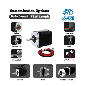 네마 16 39X39X28mm.0.8A 260mNm 1.8Deg 12V 39BYGH28 바이폴라 스테퍼 모터 - Product Image 6