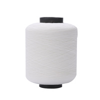 Premium 140D Blanc Spandex Masque Corde Sangle En Stock En Gros Couche Textile Fil Soie Spandex Fil