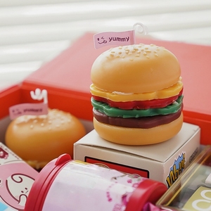 Nueva Llegada: Velas Estéticas con Diseño 3D de Hamburguesa para Amantes de la Comida Rápida, Regalo Creativo para Decoración del Hogar - Product Image 1