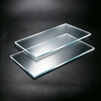 Plaque acrylique anti-reflet de qualité optique découpée sur mesure, panneau PMMA transparent AG pour cloisons de bâtiment