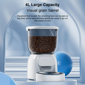 Haustier zubehör Smart Feeder Automatischer Cat Feeder 4L Futtersp ender mit WiFi APP Fernbedienung kamera Mascotas Accesorios - Product Image 2