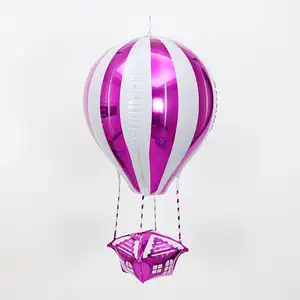Balões de hélio em formato de ar quente 4d, balão redondo para decoração de chá de bebê, casamento e festa de aniversário