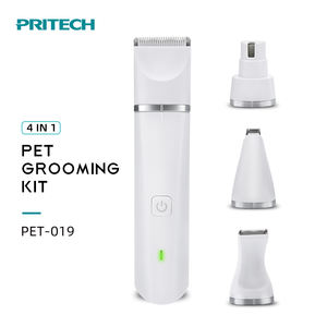 4 en 1 Set de cuidado para mascota impermeable <span class=keywords><strong>recargable</strong></span> garra y orejas y cuerpo para trimmer eléctrico para uñas de perro de pelo - Product Image 4