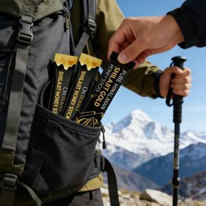 Palitos de Miel de Shilajit del Himalaya Puro, 30 Unidades, Miel Orgánica con Azafrán, Antioxidante, Impulso de Energía, Suplemento para el Cuidado de la Salud de Marca Privada - Product Image 2