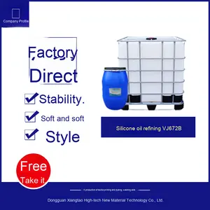 Xiangtao Auto-Produzido VJ672B Silicone Óleo Essência Amaciante para Auxiliar Químico Fluffy Suave <span class=keywords><strong>Elastic</strong></span> Feel <span class=keywords><strong>Agent</strong></span> para - Product Image 6