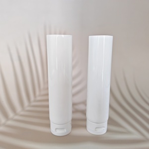 Tube rond vide en plastique personnalisé pour cosmétiques, capacité 80ml 100ml, pour gel douche et nettoyant visage, vente en gros - Product Image 3
