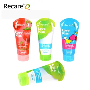 Recare 과일 향기 지연 100ML 최고의 물 기반 저자 극성 윤활유 개인 윤활유