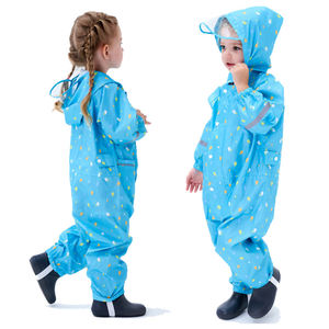 <span class=keywords><strong>Set</strong></span> di cappotti antipioggia stampati floreali in poliestere all'ingrosso per neonate ragazzi bambini che giocano all'aperto tuta antipioggia per bambini - Product Image 3