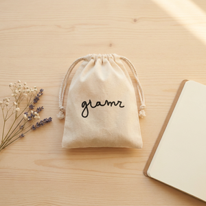 Calico Pouch Cotton Girls <b>Drawstring</b> <b>Bags</b> for Tools Packing Personalised <b>Makeup</b> <b>Bags</b> <b>Drawstring</b> <b>Bags</b> - Product Image 2
