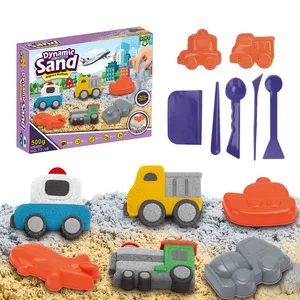Детский Космический песок, Набор цветных игрушек, развивающая игрушечная машинка «сделай сам», волшебный хлопковый песок для детей