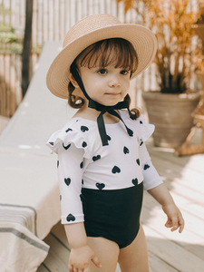New Custom Print <strong>Girls</strong> Swimwear Two Pieces Kids Swimsuit Short Sleeve Quick Dry Swimsuit Sets Kids Bikini Swim <strong>Bathing</strong> <strong>Suit</strong>