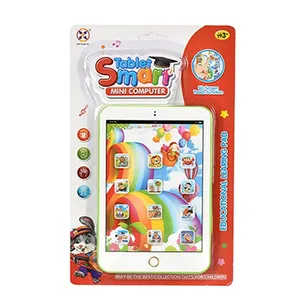 Children Puzzle Smart Touch Mobile Phone Tablet With Light Music 12 Key Learning Story Machine Toys For Kids