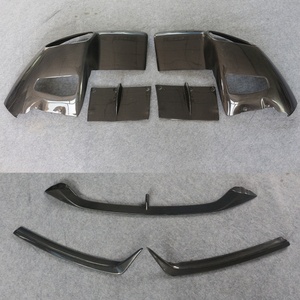 Nuevo Kit de Carrocería de Fibra de Carbono Húmeda RZ para Modificación de Automóviles, Lip Delantero/Trasero Atornillable con Luz Antiniebla para F12 2012-2017 - Product Image 1