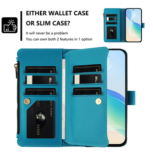 Da dây kéo Wallet điện thoại trường hợp đối với Xiaomi POCO F7 X7 C71 CIVI <span class=keywords><strong>5</strong></span> 15S Ultra đối với Redmi A5 K80 TURBO <span class=keywords><strong>4</strong></span> Pro khe cắm thẻ chủ - Product Image 3